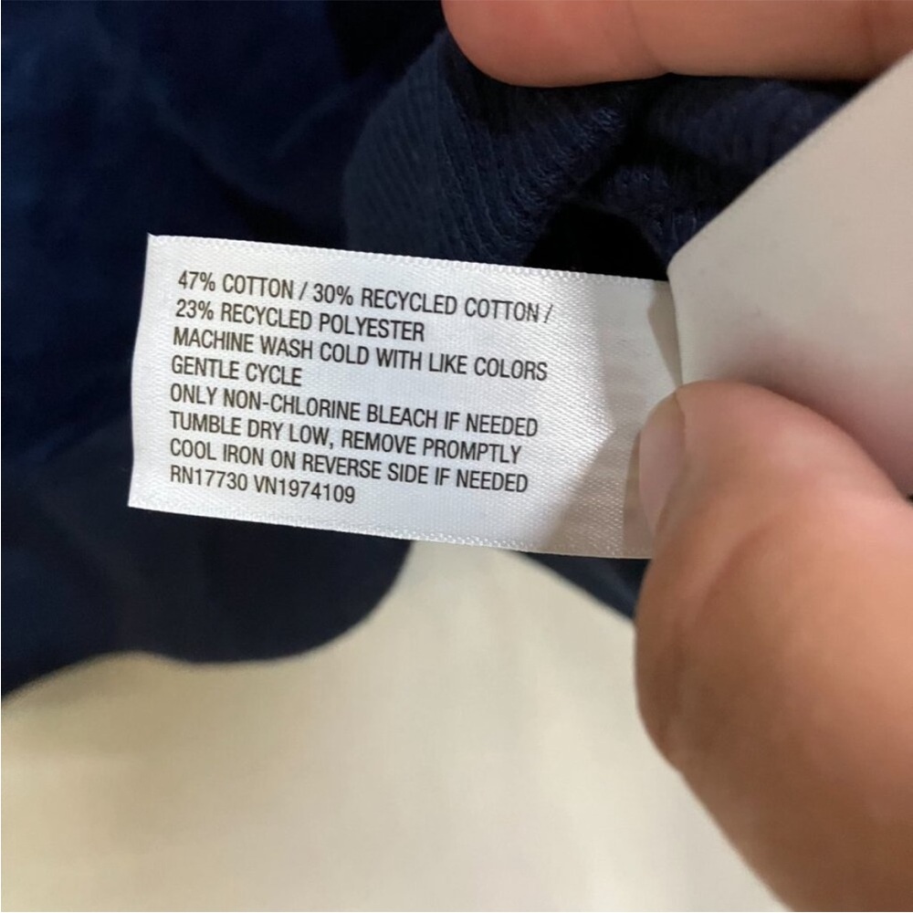 Universal Thread Leisure Studio Velour Velvet Pullover sweater Medium Navy Blue - Picture 5 of 5